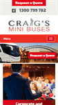 Mobile Screenshot of craigsminibuses.com.au